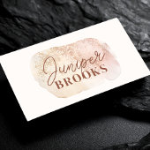 Dusty Roos Glitter Social Media QR Code Visitekaartje