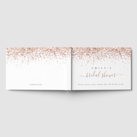 Dusty Roos Glitter Vrijgezellenfeest Gastenboek (Volledig)