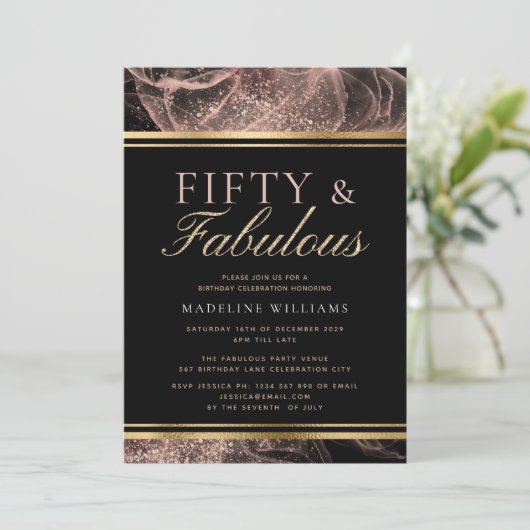 Dusty Roos Gold Black, 50 jaar oud en verbluffend Kaart