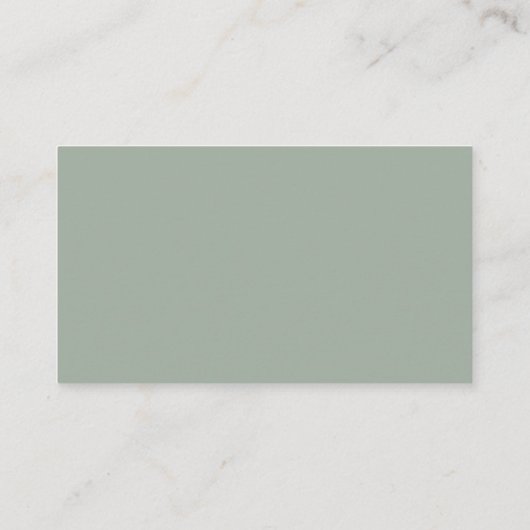 Dusty Roos Goud Sage Groen Bruiloft QR Code RSVP Informatiekaartje (Achterkant)