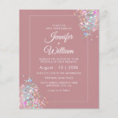 Dusty Roos Holographic Glitter Wedding (Voorkant)