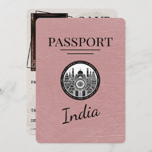 Dusty Roos India Passport Bewaar de datum Save The Date