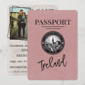 Dusty Roos Ireland Passport Save the Date (Voorkant / Achterkant)