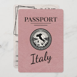 Dusty Roos Italië Passport Save The Date