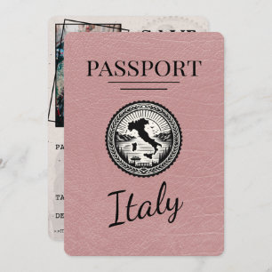 Dusty Roos Italië Passport Save The Date