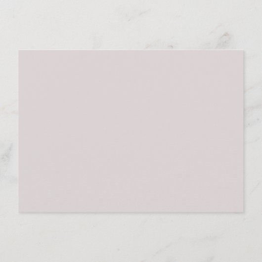 Dusty Roos & Ivory Elegant Wedding Details Informatiekaartje (Achterkant)