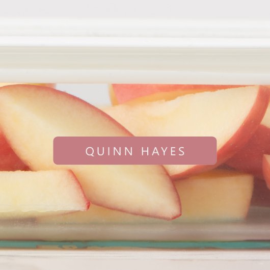 Dusty Roos Jade Name Labels (Aangebracht)