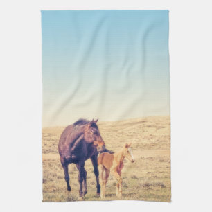 Dusty Roos Kitchen Towel Western Paard Theedoek