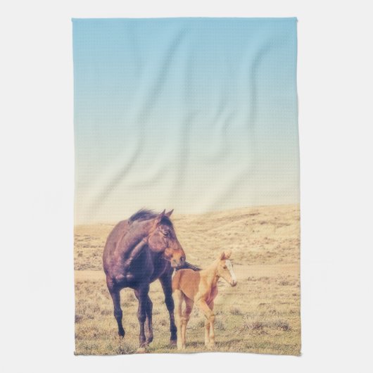 Dusty Roos Kitchen Towel Western Paard Theedoek (Verticaal)