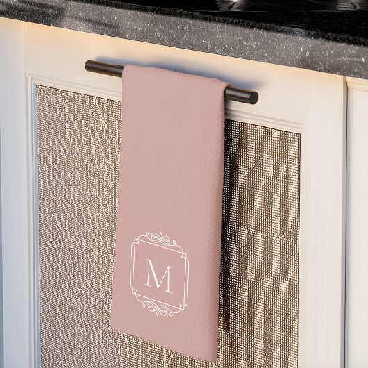 Dusty Roos | Klassiek Lijst monogram Theedoek