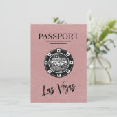 Dusty Roos Las Vegas Passport Bewaar de datum Save The Date (Staand voorkant)