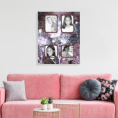 Dusty Roos Liefde Letters Fotodoek Canvas Afdruk (Insitu (Woonkamer))