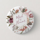 Dusty Roos Maid of Honor Button (Voorkant)