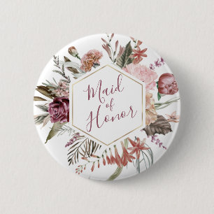 Dusty Roos Maid of Honor Button