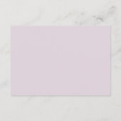 Dusty Roos Mauve Blush Bloemen Trouwdetails Informatiekaartje (Achterkant)