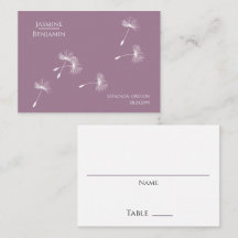 Dusty Roos Mauve Paardebloem Seed Wedding