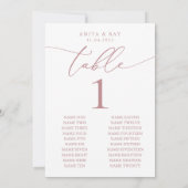 Dusty Roos Minimalist Wedding | Aangepaste eveneme (Achterkant)