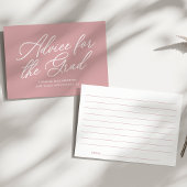 Dusty Roos Modern Script Afstuderen Advieskaart