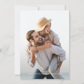 Dusty Roos Modern Wedding Save the Date (Achterkant)