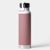 Dusty Roos Moderne Typografie Gepersonaliseerd Waterfles (Rechts)