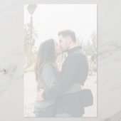 Dusty Roos Monogram Foto Weddenschap (Achterkant)