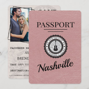 Dusty Roos Nashville Passport Bewaar de datum Save The Date