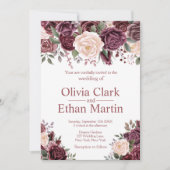  Dusty Roos op Pure White Kaart (Voorkant)