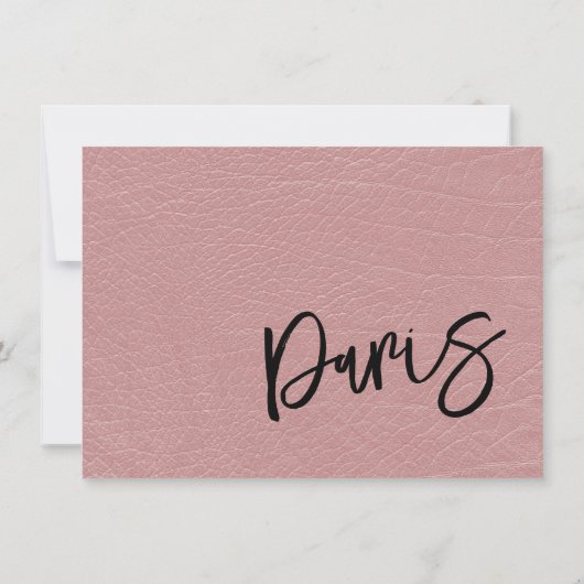 Dusty Roos Paris Passport Bedankkaart (Achterkant)