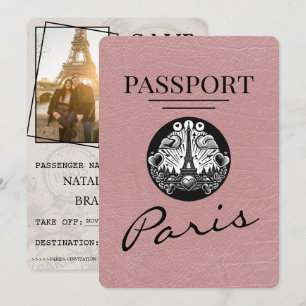 Dusty Roos Paris Passport Bewaar de datum Save The Date