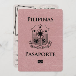 Dusty Roos Philippines Passport Save the Date
