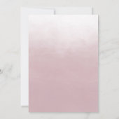 Dusty Roos Pink Blush Womans 21e verjaardag Kaart (Achterkant)