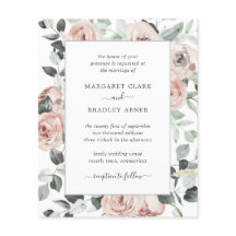 Dusty Roos Pink Floral Budget Weddenschap