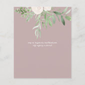 Dusty Roos Pink Sage Magnolia Weddenschap BUDGET (Achterkant)