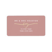 Dusty Roos Return-adres Etiket (Voorkant)