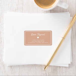 Dusty Roos Romantic Elegant Etiket