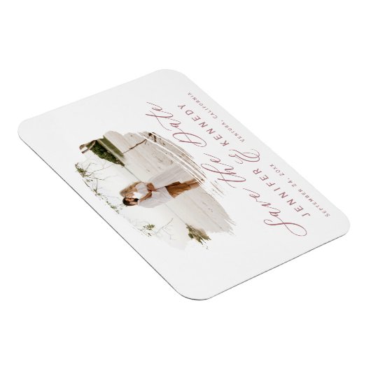 Dusty Roos Romantic geborsteld Lijst sparen de Dat Magneet (Rechterzijde)