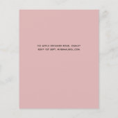 Dusty Roos Roze Bruiloft (Achterkant)