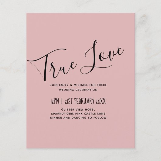 Dusty Roos Roze Bruiloft (Voorkant)