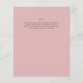 Dusty Roos Roze Bruiloft (Achterkant)