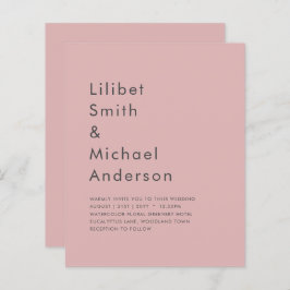 Dusty Roos Roze Bruiloft