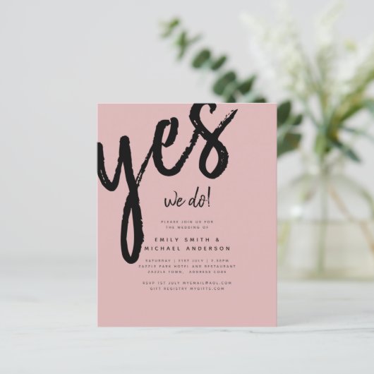 Dusty Roos Roze Bruiloft (Staand voorkant)