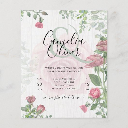 Dusty Roos Roze Bruiloft (Voorkant)