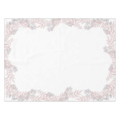 Dusty Roos roze bruiloft  botanisch Tafelkleed (Voorkant (Horizontaal))