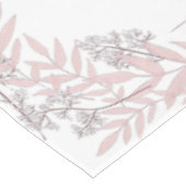Dusty Roos roze bruiloft  botanisch Tafelkleed (Gekanteld)