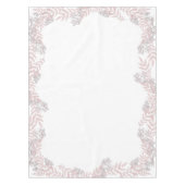 Dusty Roos roze bruiloft  botanisch Tafelkleed (Voorkant)