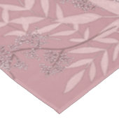 Dusty Roos roze bruiloft  botanisch Tafelkleed (Gekanteld)