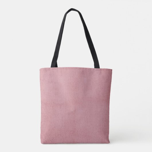Dusty Roos roze getextureerd patroon Tote Bag (Achterkant)