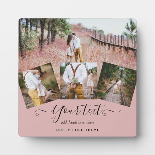 Dusty Roos Roze Passen getrouwd Weddenschap FOTO G Fotoplaat (Voorkant)