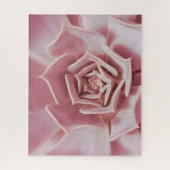 Dusty Roos Roze Succulent Plant Jigzaag Puzzle Legpuzzel (Verticaal)