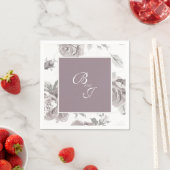 Dusty roos roze verlofpartij luiers servet (Insitu)